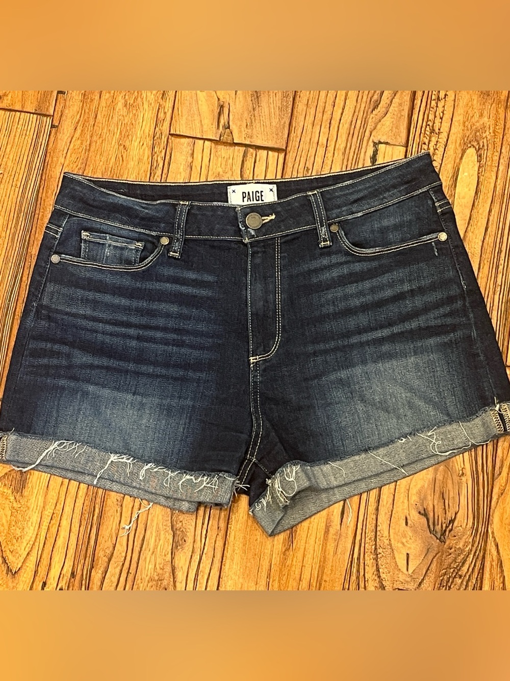 PAIGE Jimmy Jimmy Denim Shorts Sz 29